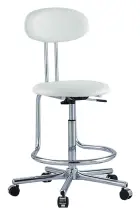 LS - 122 židle lékařská, koženka Oto V 1 bílá